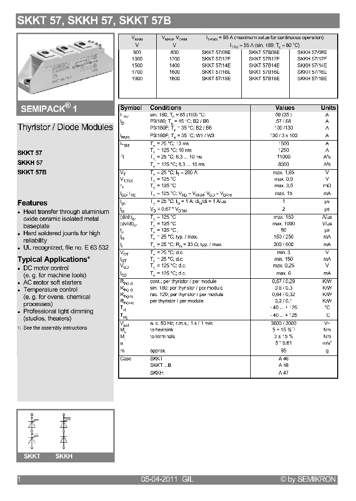 SKKT57_450867.PDF Datasheet