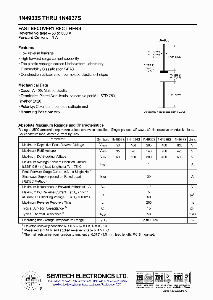 1N4937S_341379.PDF Datasheet