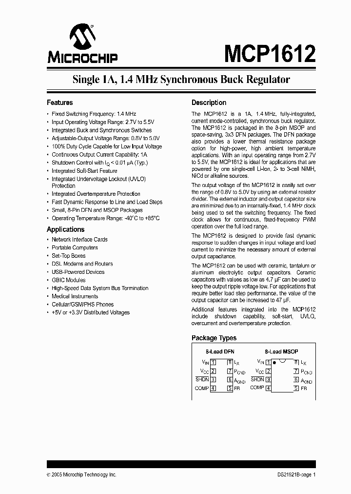 MCP1612-IMF_342979.PDF Datasheet