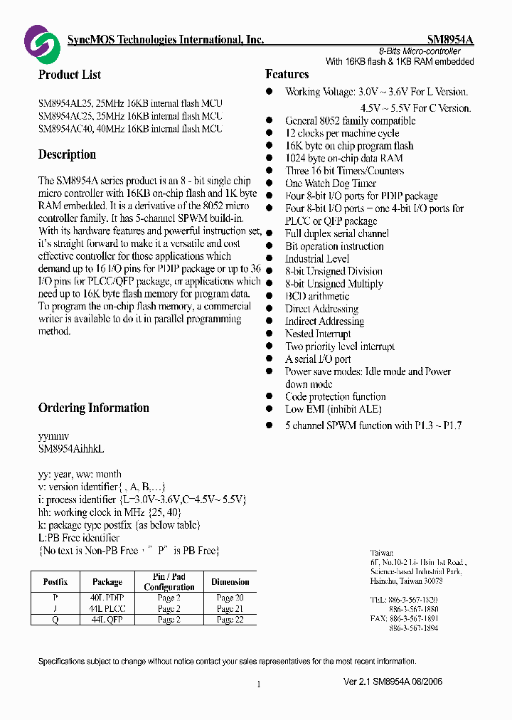 SM8954A_474731.PDF Datasheet