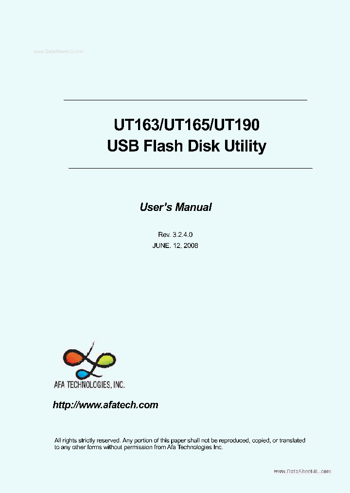 UT165_200559.PDF Datasheet