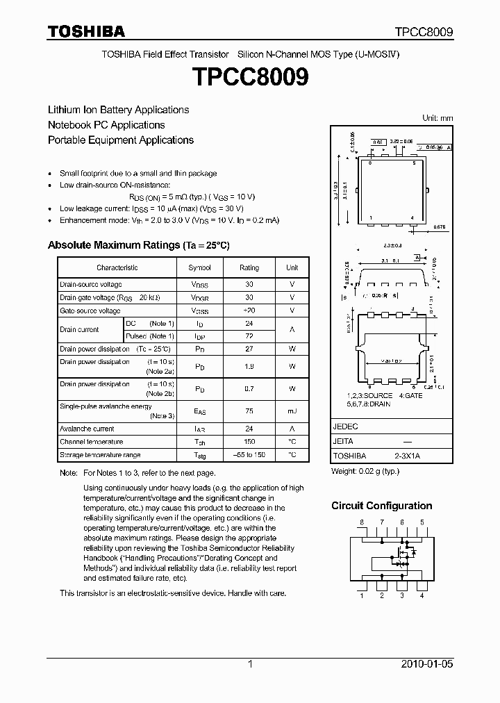 TPCC8009_419077.PDF Datasheet