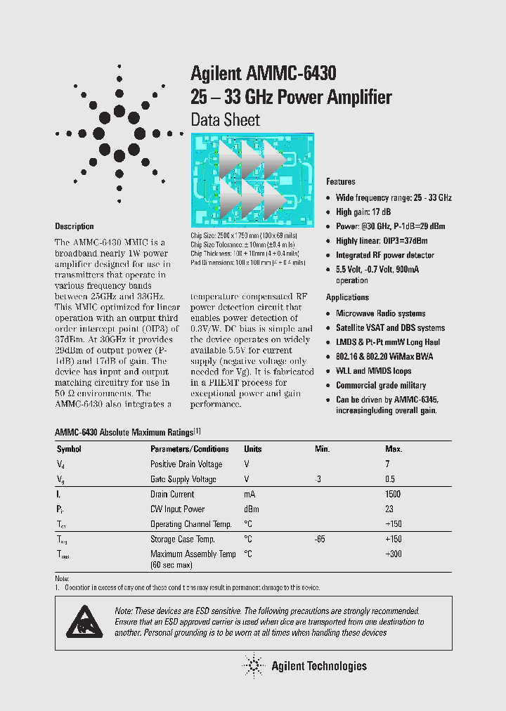 AMMC-6430_244805.PDF Datasheet