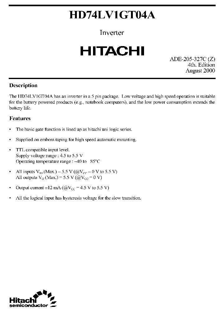 HD74LV1GT04A_247791.PDF Datasheet