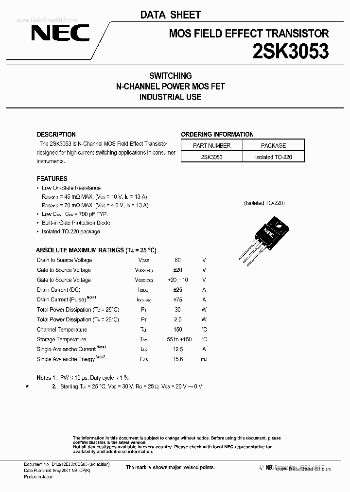 K3053_217065.PDF Datasheet