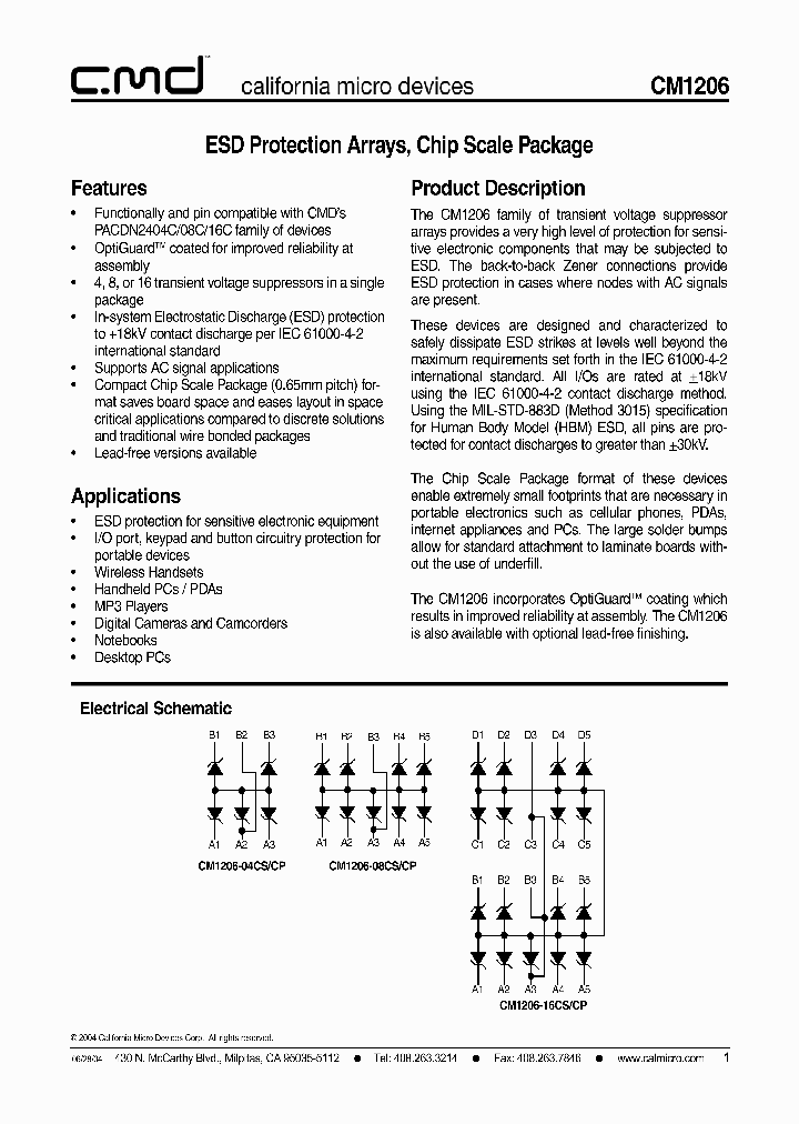 CM1206-16CP_337001.PDF Datasheet