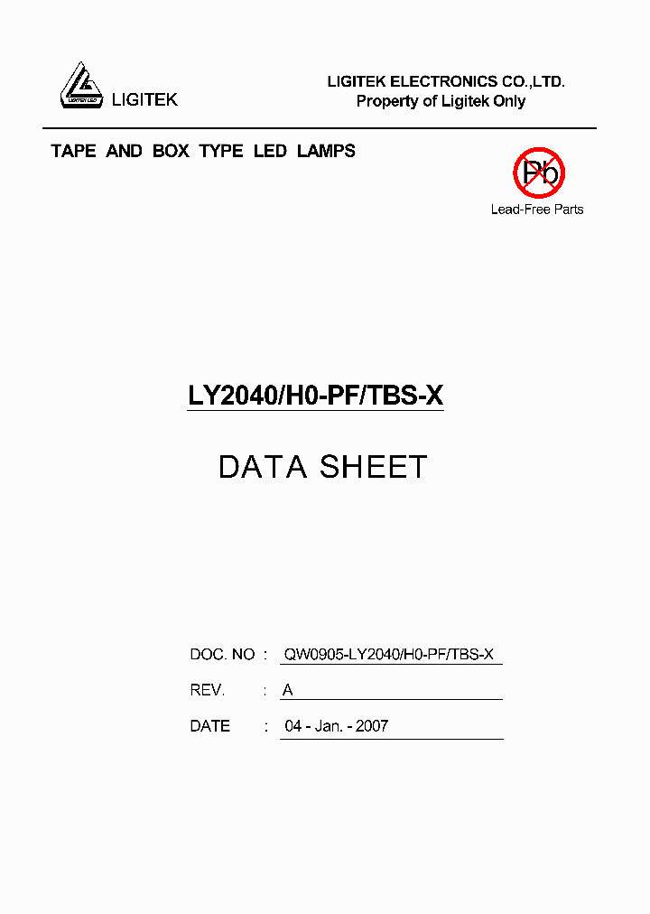 LY2040-H0-PF-TBS-X_447849.PDF Datasheet