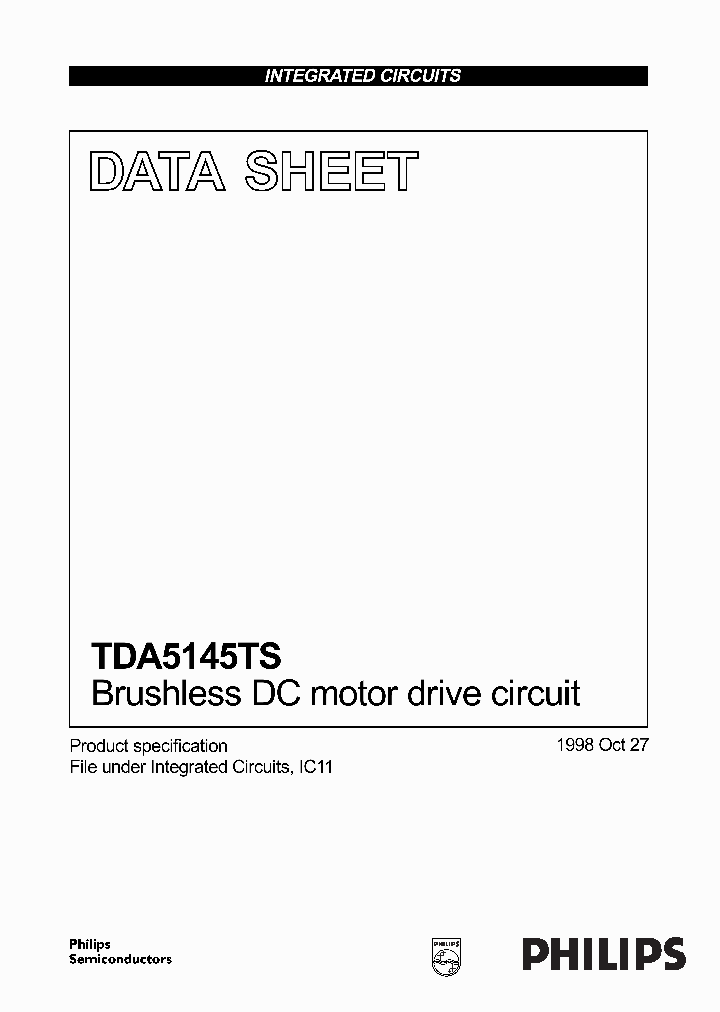 TDA5145TS_465722.PDF Datasheet
