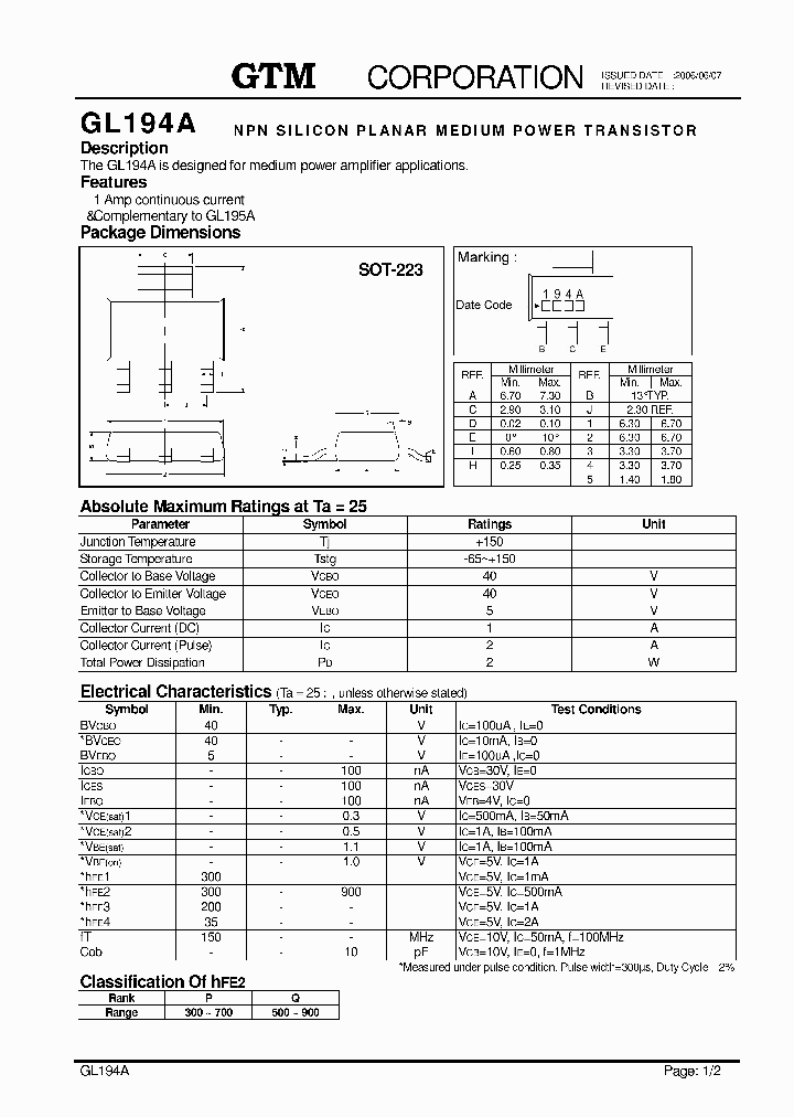 GL194A_344736.PDF Datasheet