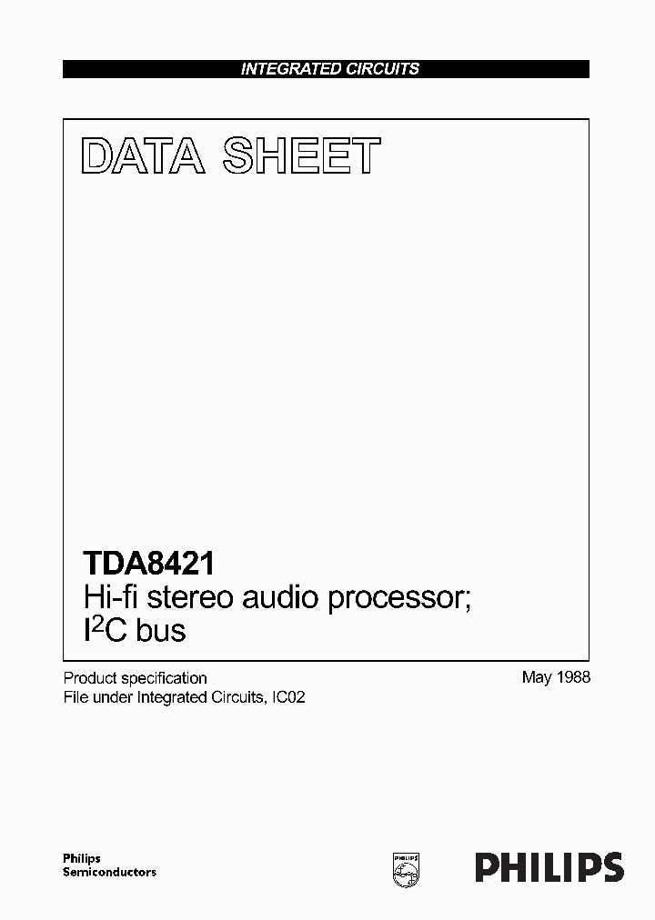 TDA8421_600098.PDF Datasheet