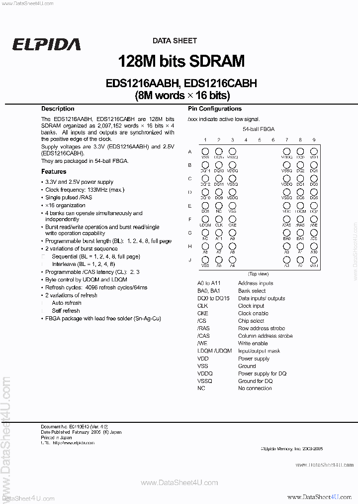 EDS1216AABH_249916.PDF Datasheet