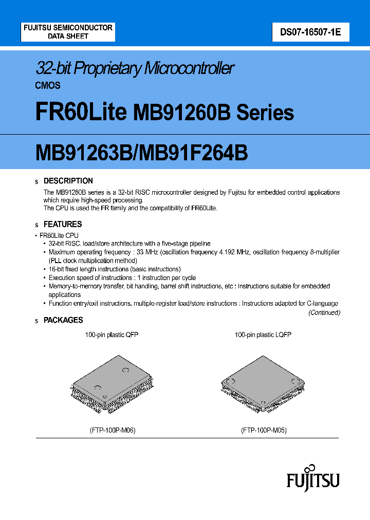 MB91260B_618100.PDF Datasheet