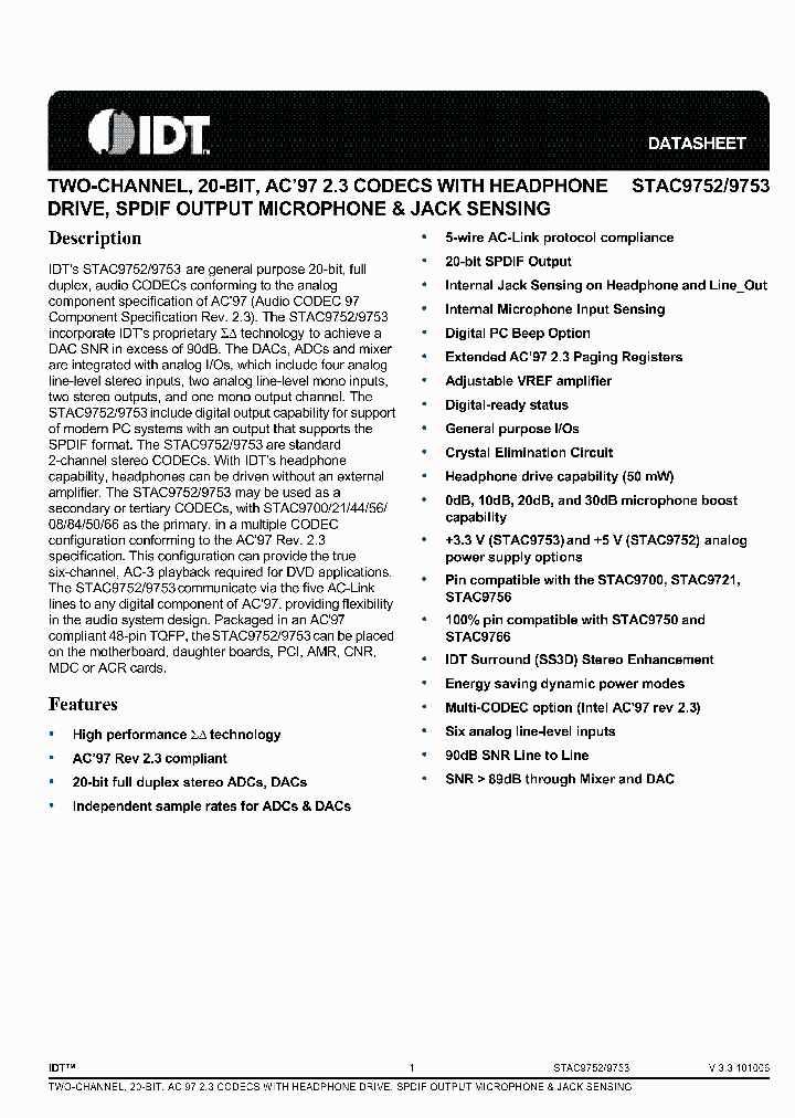 STAC9752_350307.PDF Datasheet