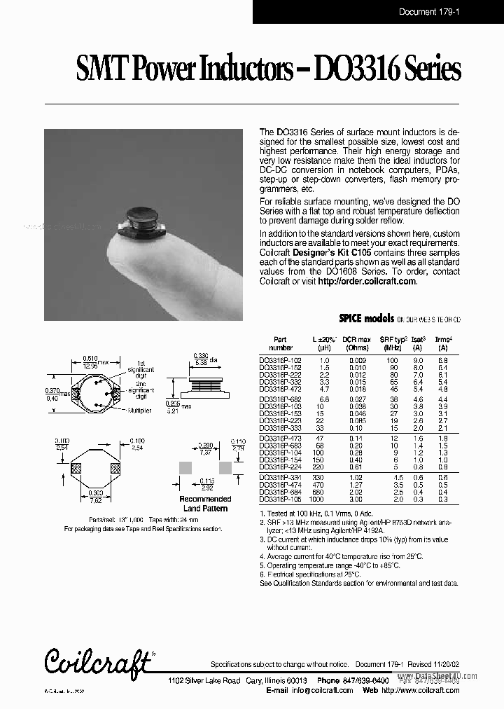 D03316_253556.PDF Datasheet