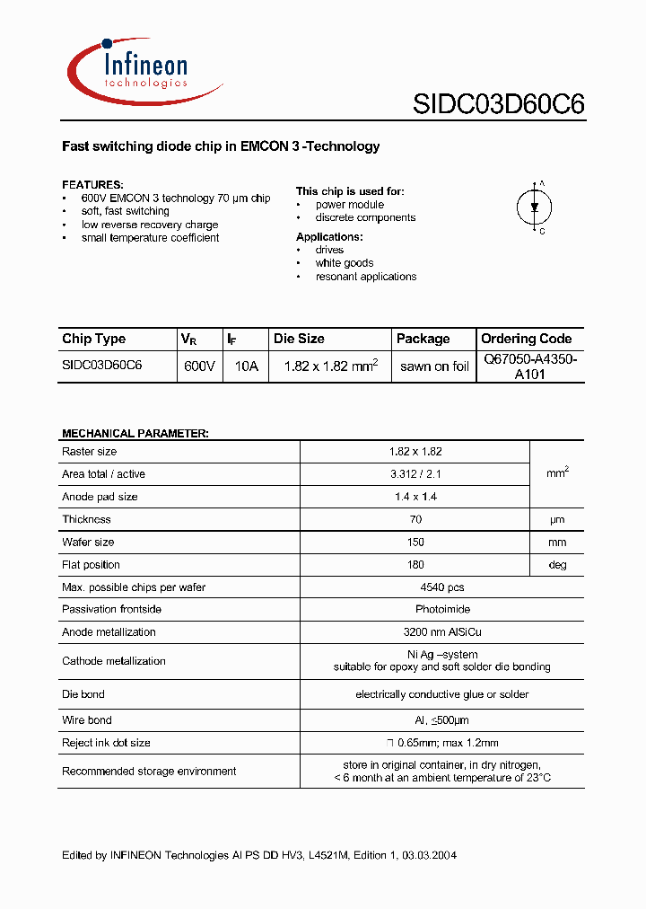 SIDC03D60C6_297365.PDF Datasheet