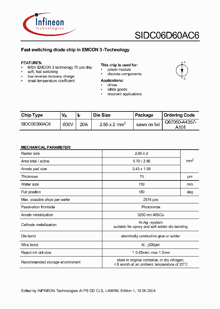 SIDC06D60AC6_297367.PDF Datasheet