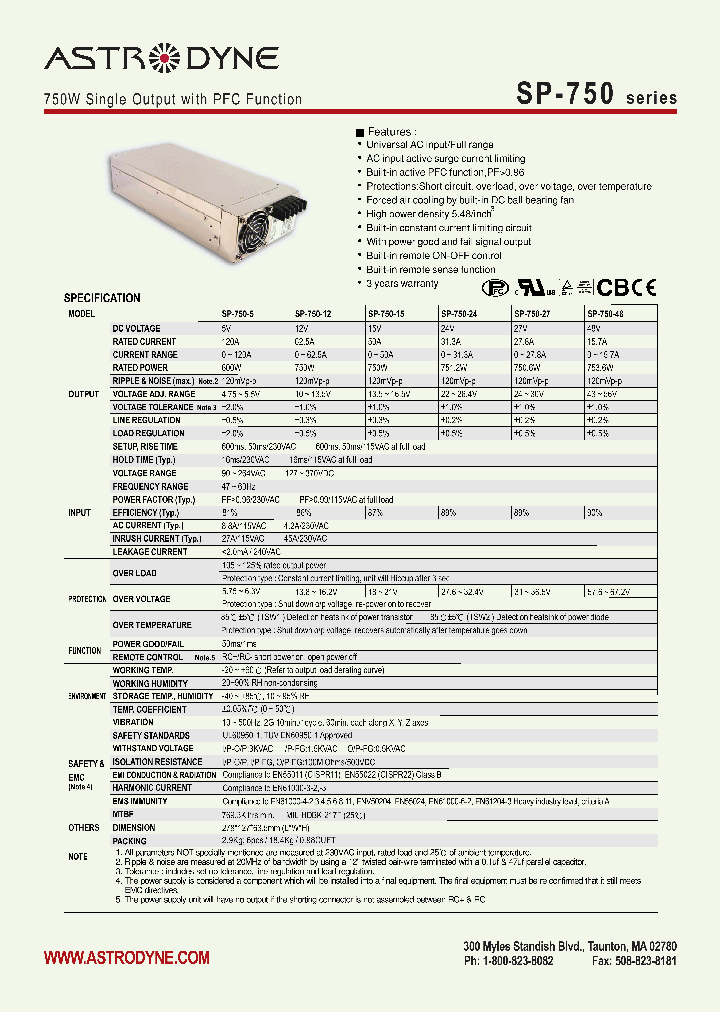 SP-750-5_371991.PDF Datasheet