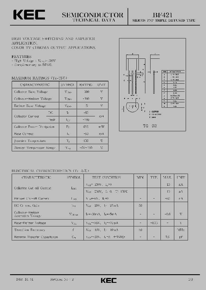 BF421_373525.PDF Datasheet