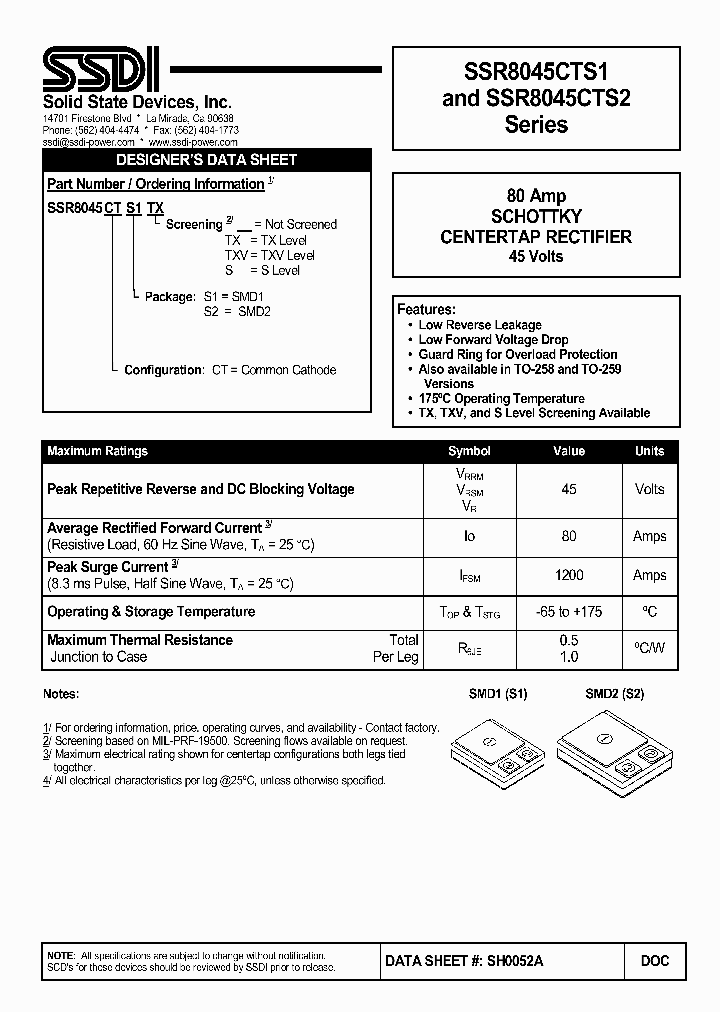 SSR8045CTS1_698920.PDF Datasheet