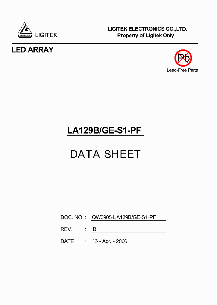 LA129B-GE-S1-PF_699368.PDF Datasheet
