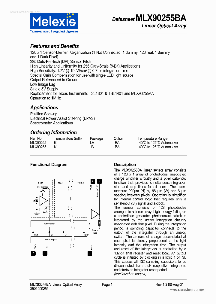 MLX90255BA_318552.PDF Datasheet