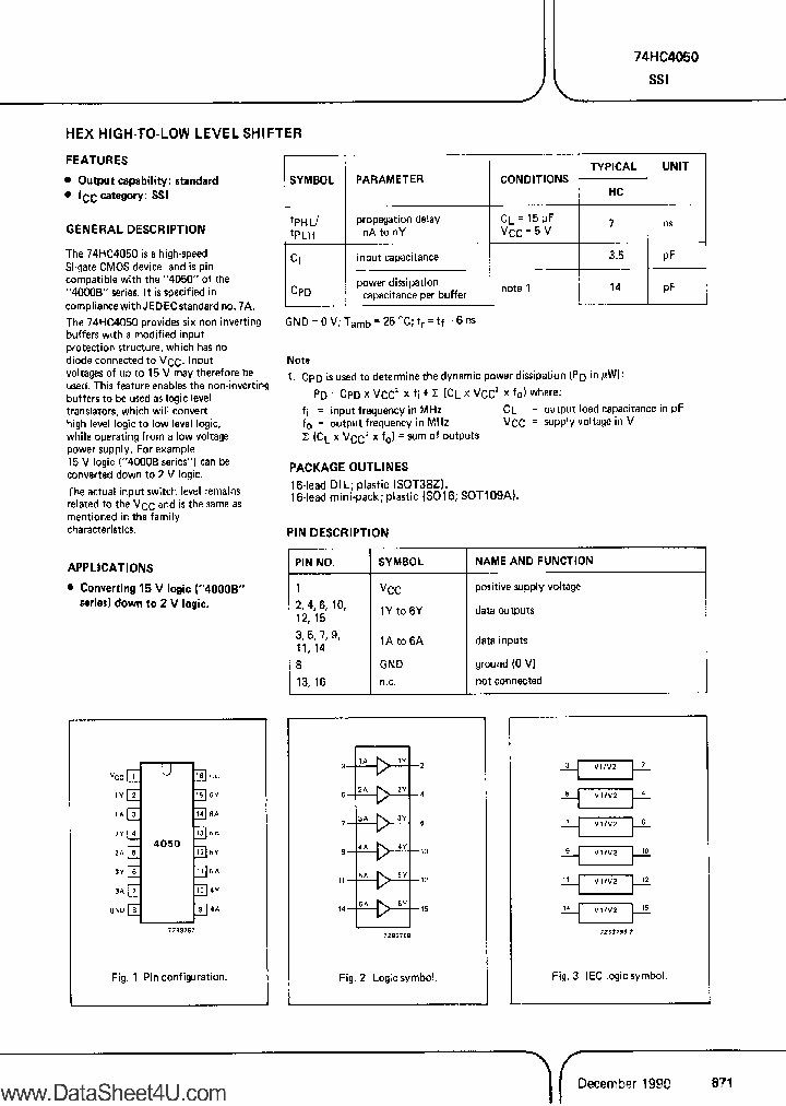 PC74HC4050_320334.PDF Datasheet