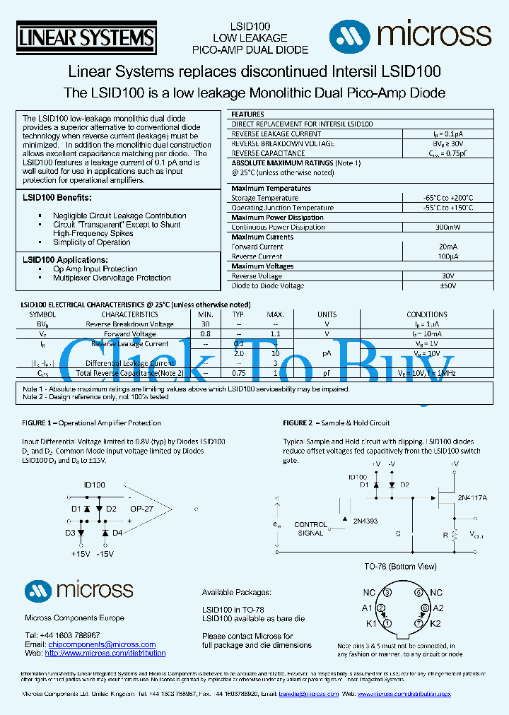 LSID100TO-78_745413.PDF Datasheet