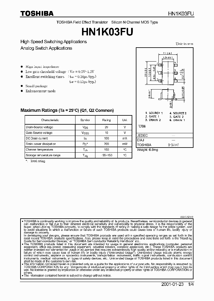 HN1K03FU_398871.PDF Datasheet