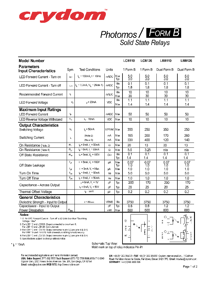 LBB110_527875.PDF Datasheet