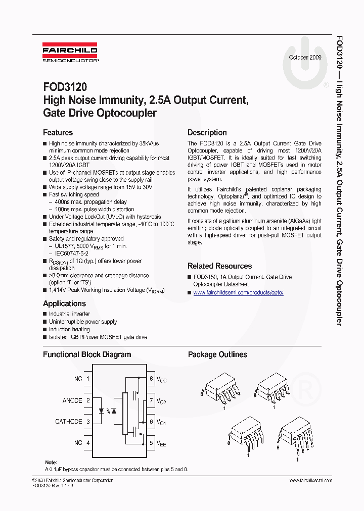FOD3120_423810.PDF Datasheet