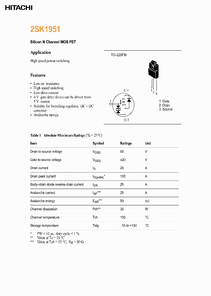 2SK1951_425004.PDF Datasheet