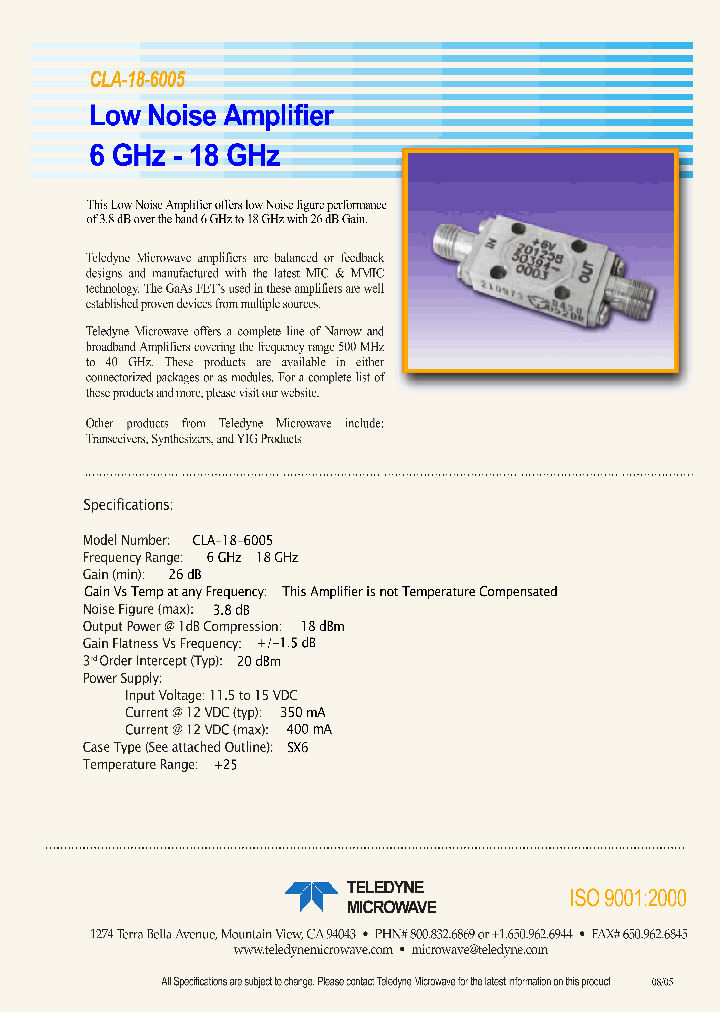 CLA-18-6005_440912.PDF Datasheet