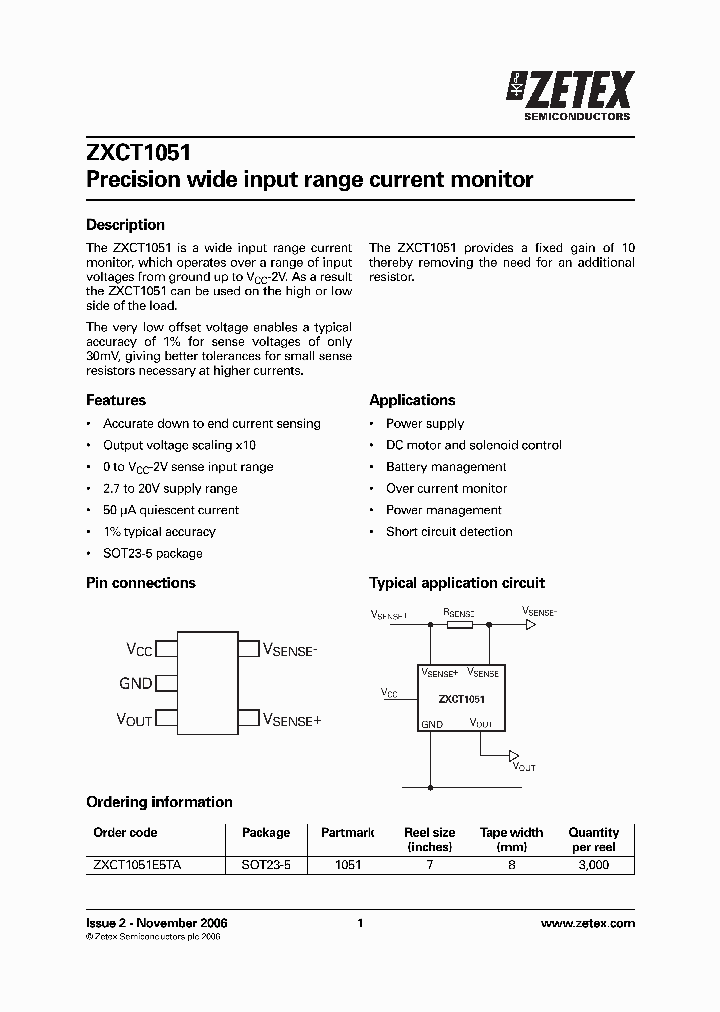 ZXCT1051_779358.PDF Datasheet