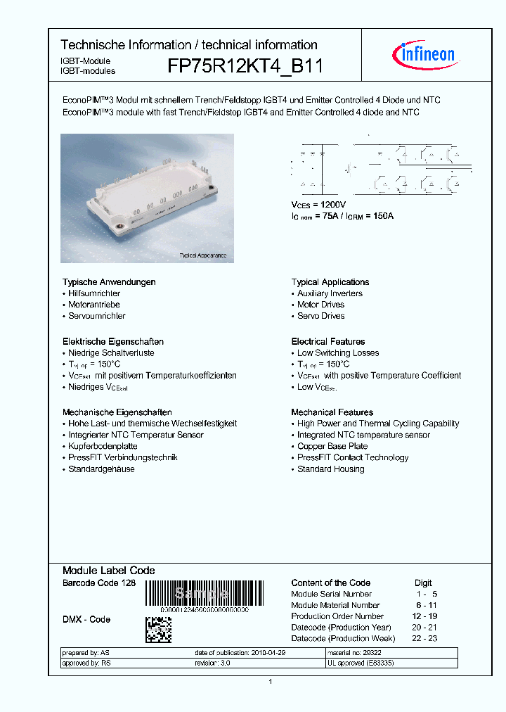 FP75R12KT4B11_799672.PDF Datasheet