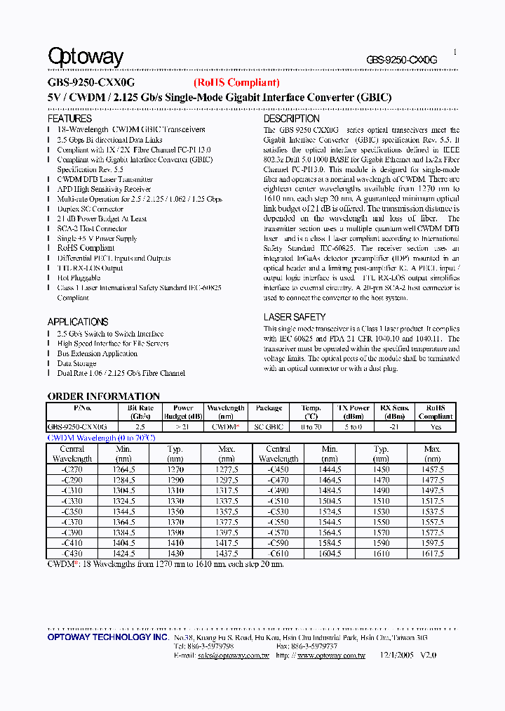 GBS-9250-C270G_473342.PDF Datasheet