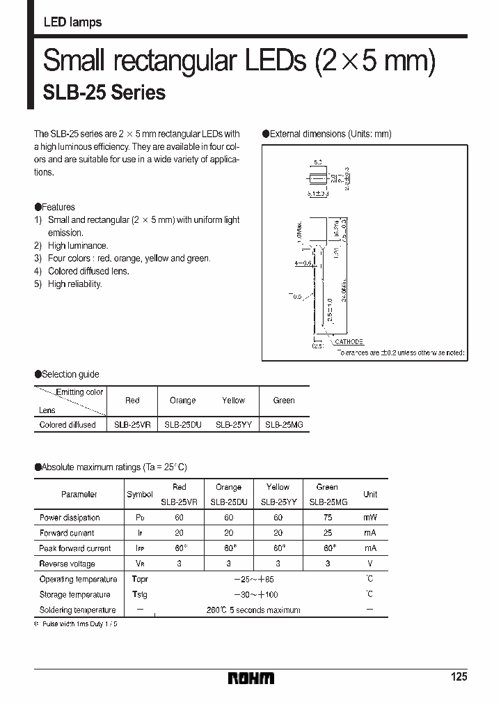 SLB-25_464204.PDF Datasheet