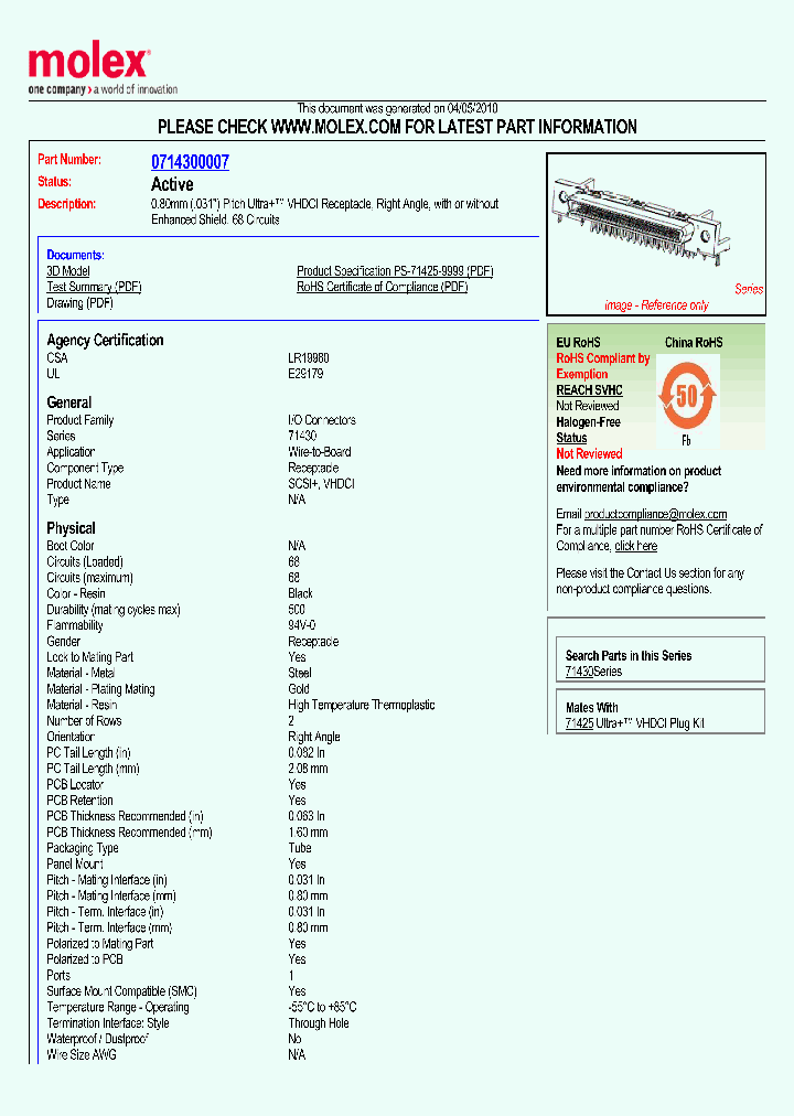 71430-0007_829055.PDF Datasheet