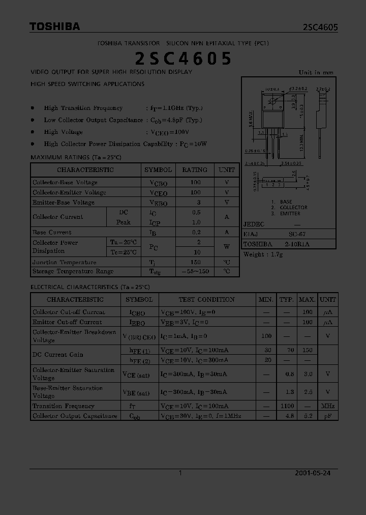 2SC4605_484966.PDF Datasheet