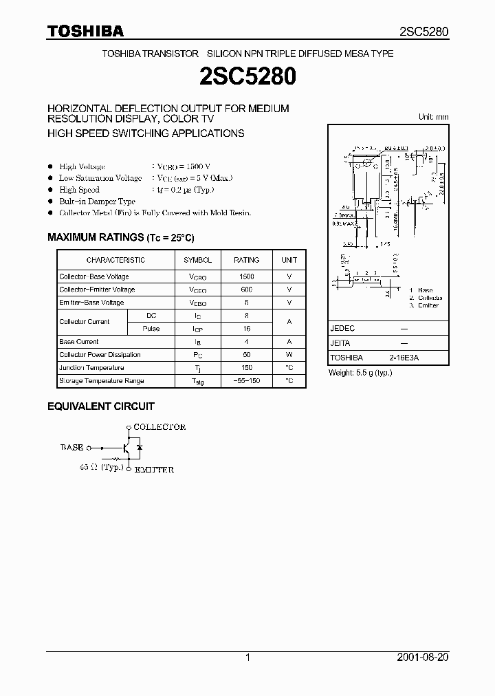 2SC5280_484975.PDF Datasheet