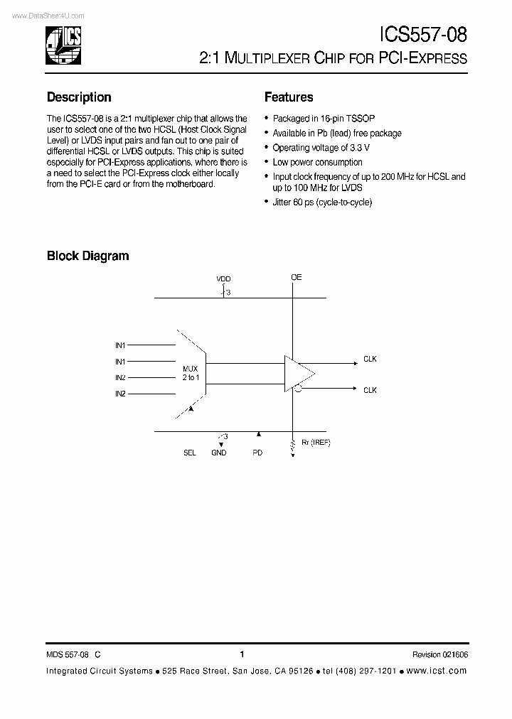 ICS557-08_440459.PDF Datasheet