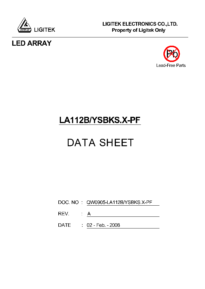 LA112B-YSBKSX-PF_853544.PDF Datasheet