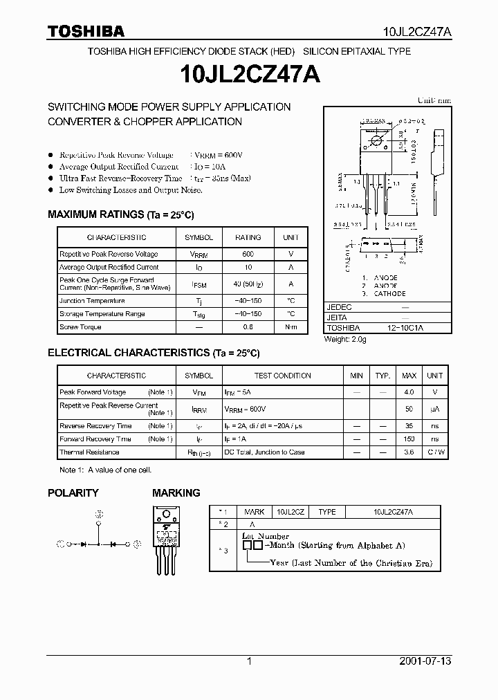 10JL2CZ47A_499328.PDF Datasheet