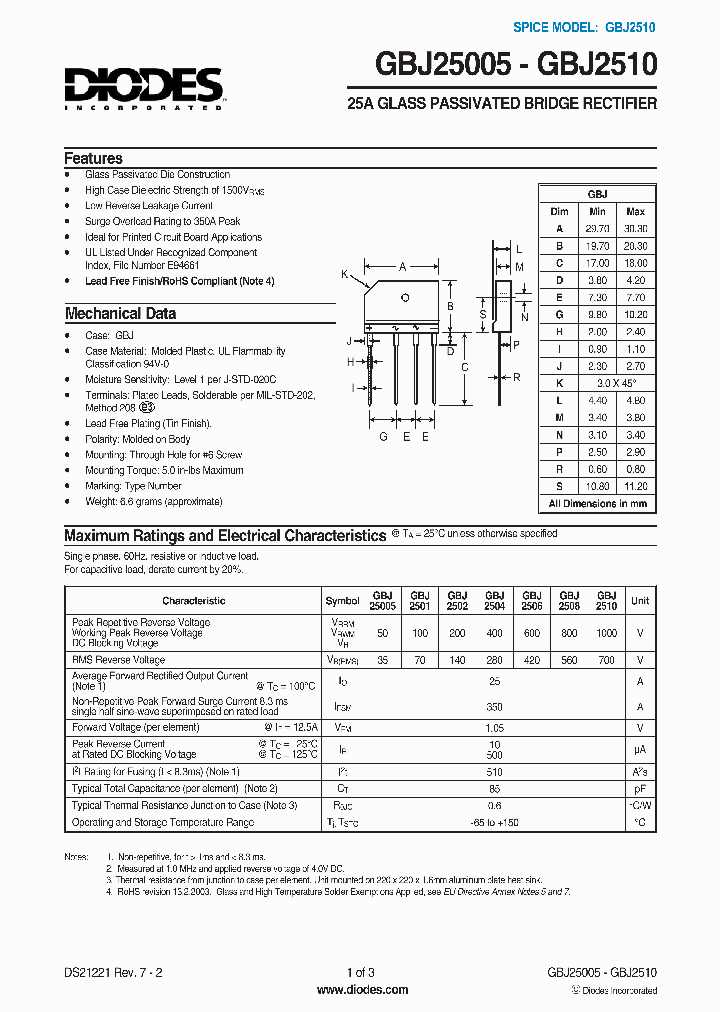 GBJ2510-F_860463.PDF Datasheet