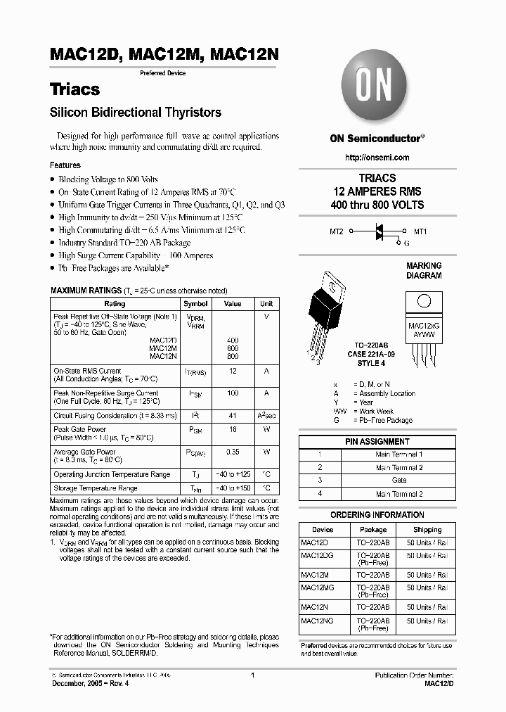 MAC12D_458437.PDF Datasheet