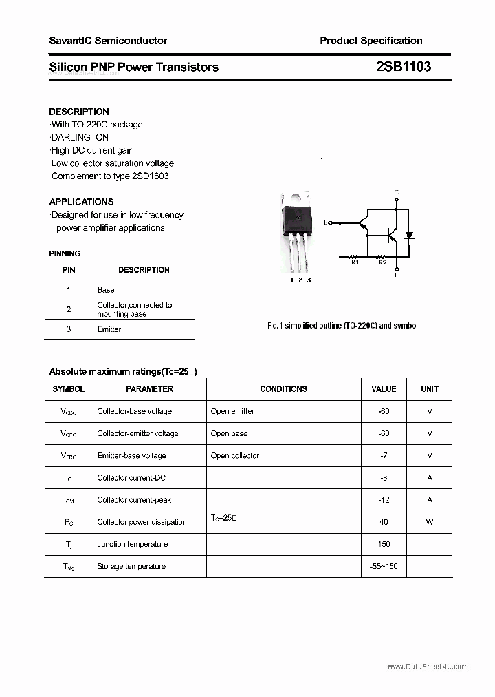 2SB1103_471163.PDF Datasheet