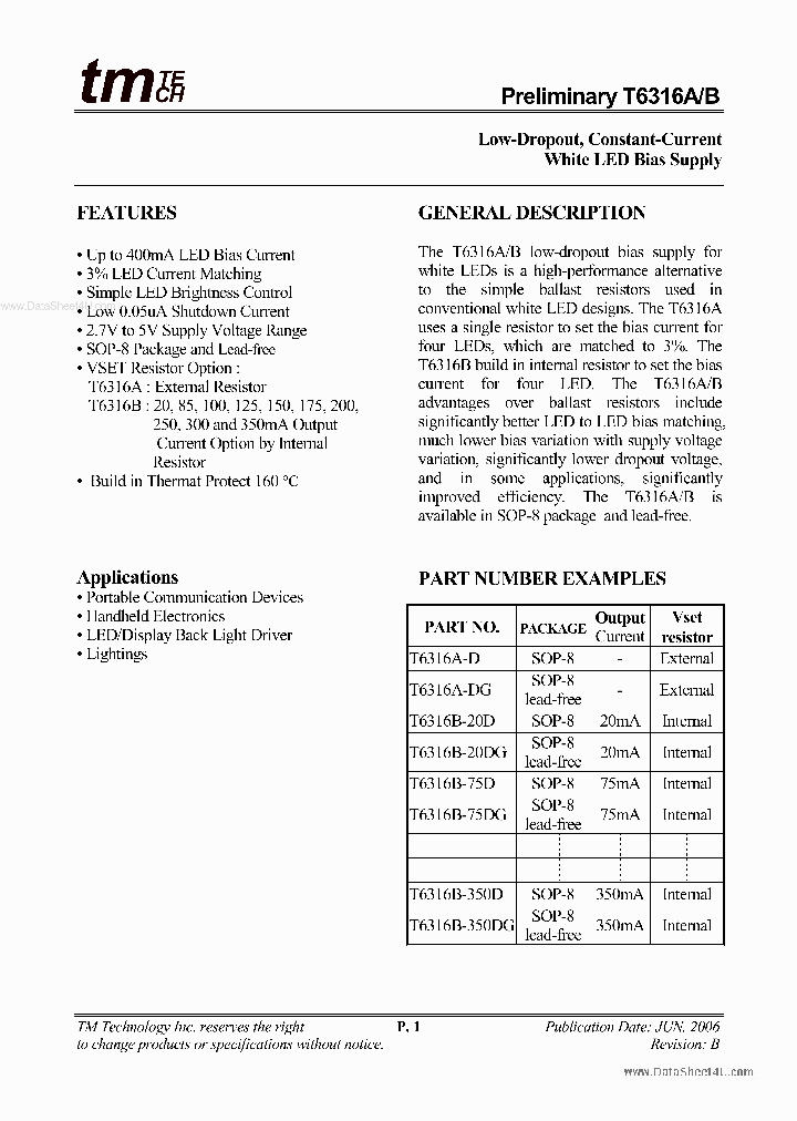 T6316A_483650.PDF Datasheet