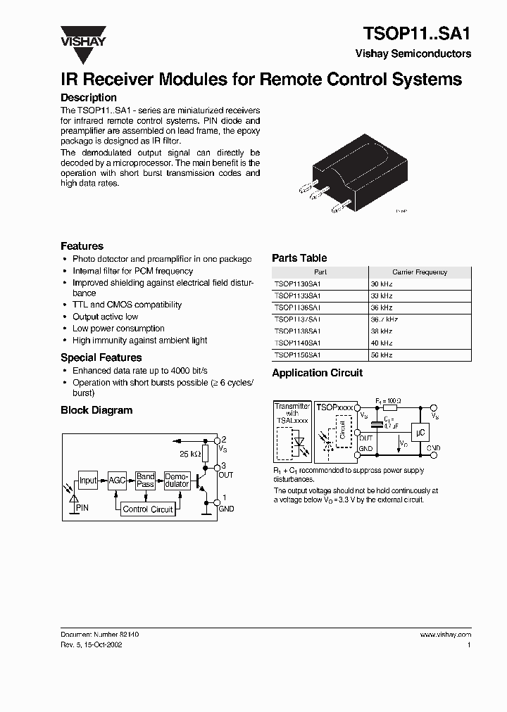 TSOP11SA1_621194.PDF Datasheet