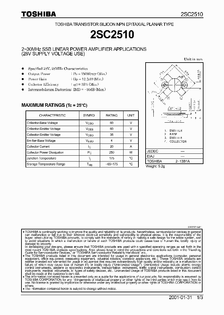 2SC2510_621632.PDF Datasheet