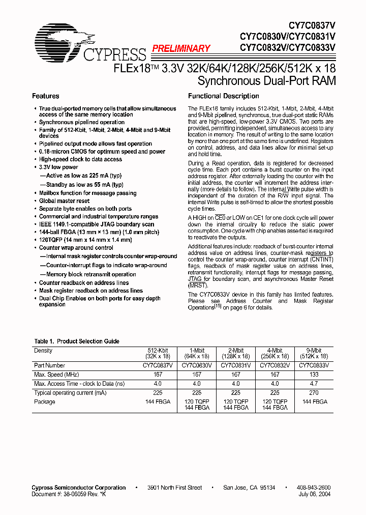 CY7C0830V_538524.PDF Datasheet