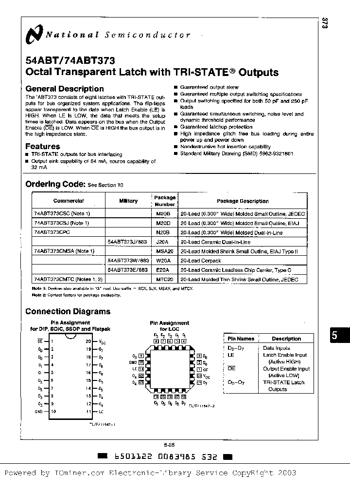 54ABT373W883_541002.PDF Datasheet